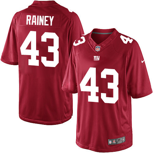 Youth Limited Bobby Rainey Nike Jersey Red Alternate - #43 NFL New York Giants